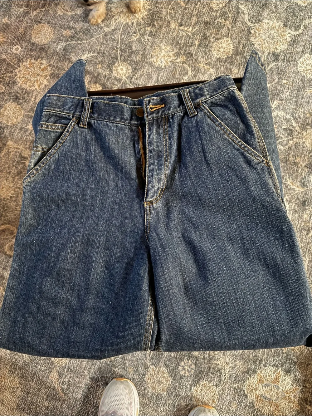 Carhartt Dark Blue Kids Carpenter Jeans